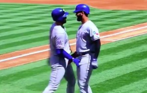 Texas Rangers Players Celebrate Home Run By Grabbing Each Other’s Crotches