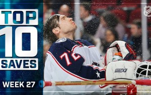 Top 10 Saves from Week 27 - 2019 NHL Season