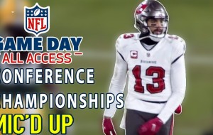 VIDEO:  NFL Conference Championship Mic'd Up! | "There's a Ceremony? I'm New to This"