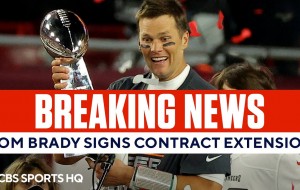 Tom Brady Signs Contract Extension with the Tampa Bay Buccaneers 