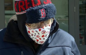 Boston Red Sox fan attends 75th opening day game at Fenway Park