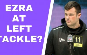 Is Ezra Cleveland the next left tackle for Minnesota Vikings?