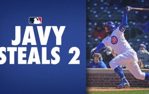 Cubs' Javier Báez uses his speed to steal 2 and score on eventful trip around the bases!
