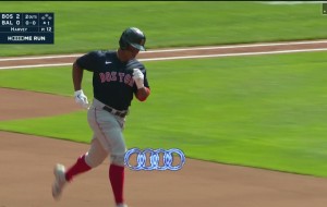 Rafael Devers Home Run - Boston Red Sox vs Baltimore Orioles