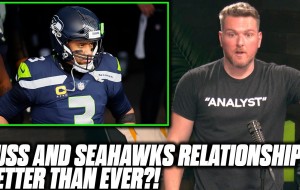 Pat McAfee Reacts To Report Russell Wilson And The Seahawks Are Better Than Ever