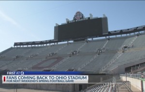 Buckeye fans celebrate opportunity to attend Spring Game in-person