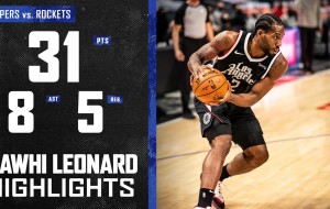 Kawhi Leonard (31 PTS 8 AST) Leads Clippers in Scoring in Win vs. Houston Rockets | LA Clippers