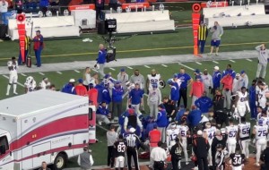 Bills-Bengals suspended after safety collapses & receives CPR